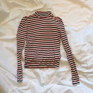 Striped Forever 21 Tight Tee